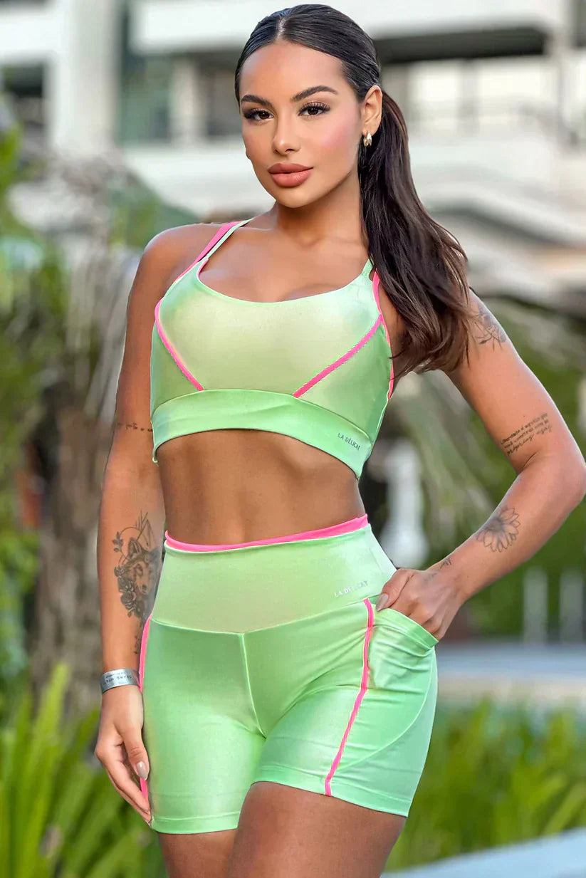 Conjunto Short Fitness Leblon